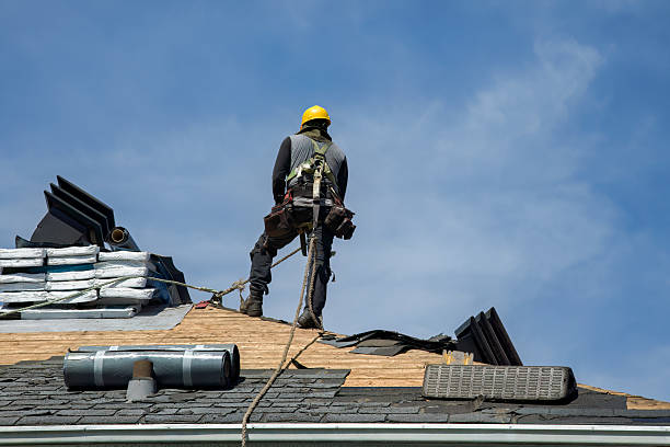 Professional Gutter Installation technician working in Pine Hill, NJ